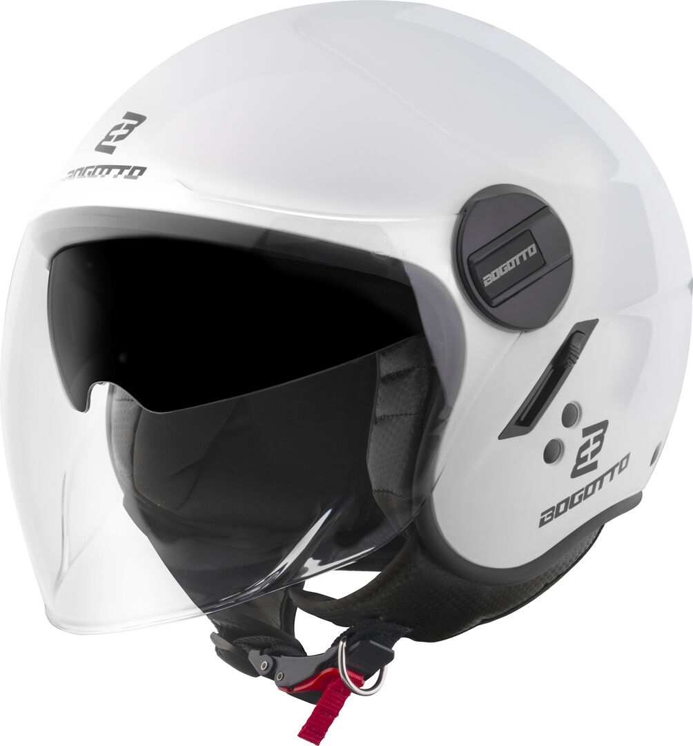 Bogotto H595-1 SPN Casco Jet - Blanco (2XL)