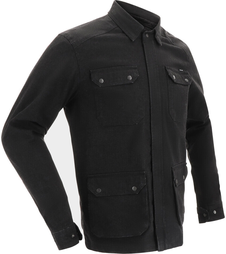 Richa London Camisa de moto - Negro (2XL)