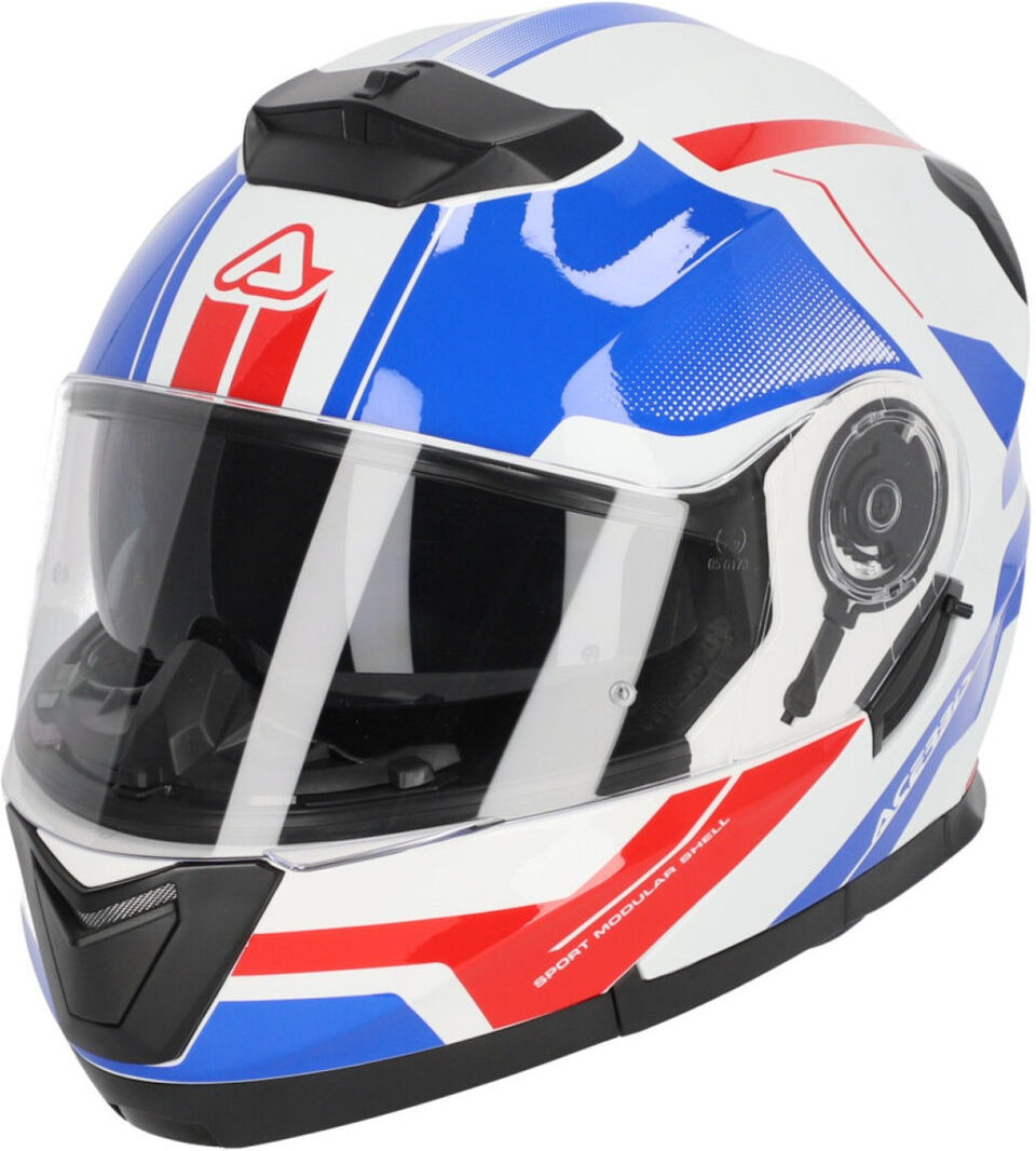 Acerbis Serel 2024 Casco - Blanco Rojo Azul (L)