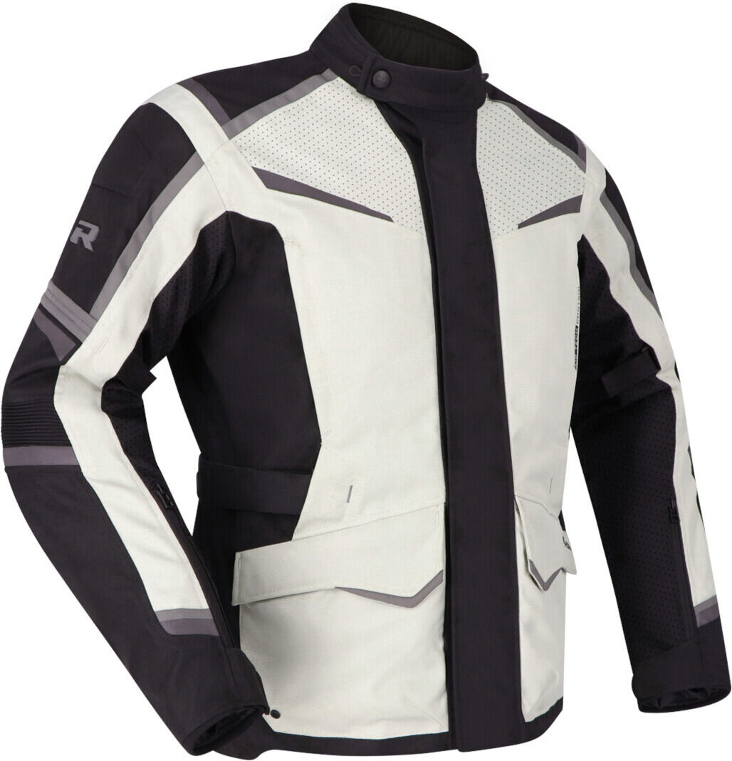 Richa Tundra chaqueta textil impermeable para motocicleta - Negro Gris (3XL)