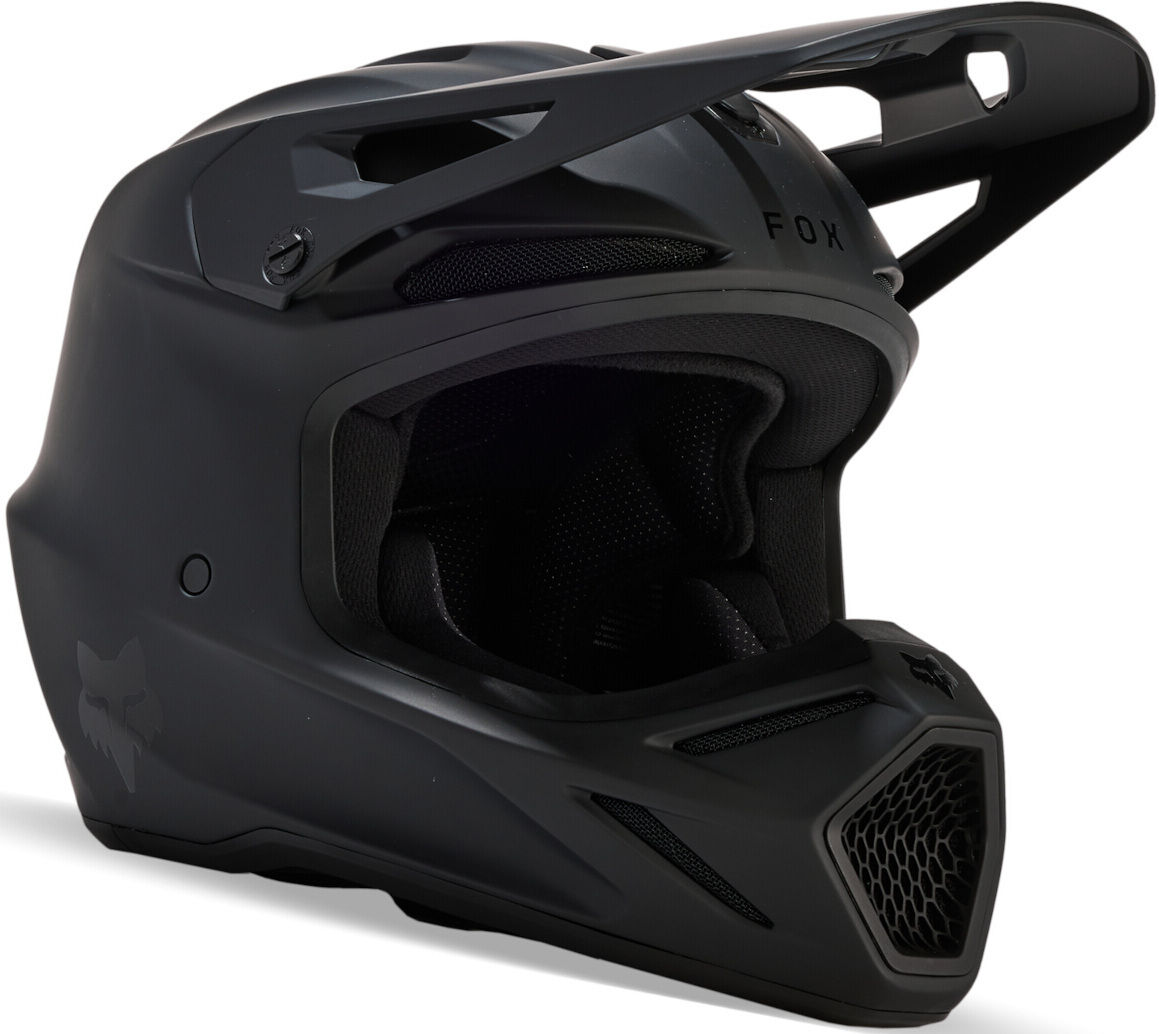 Fox V3 Solid MIPS Casco de motocross - Negro