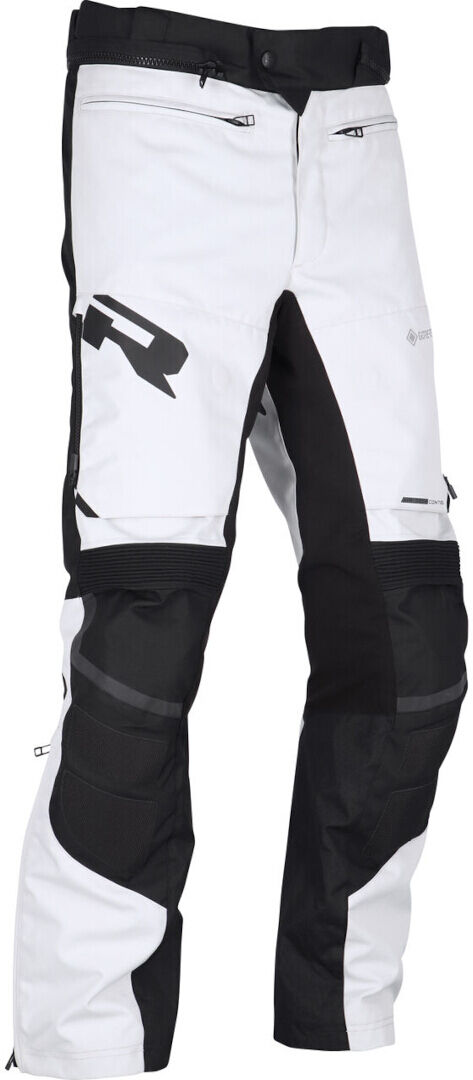 Richa Brutus Gore-Tex Pantalones textiles impermeables para motocicletas - Negro Gris (2XL)