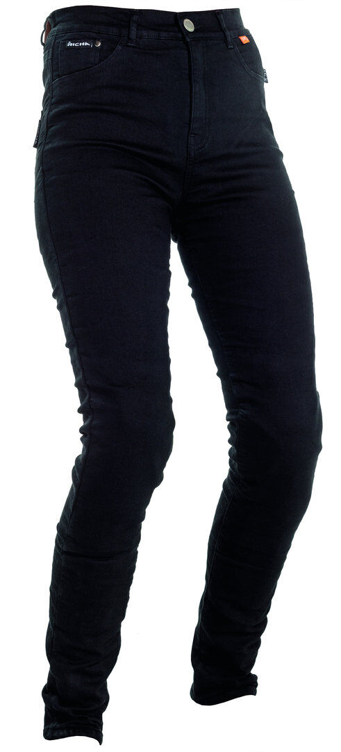 Richa Jegging Vaqueros de moto para mujer - Negro (38)