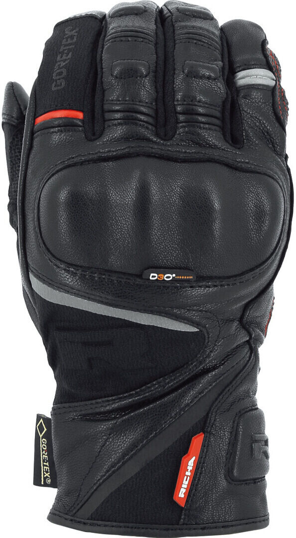 Richa Atlantic Gore-Tex Guantes de moto impermeables - Negro (XL)