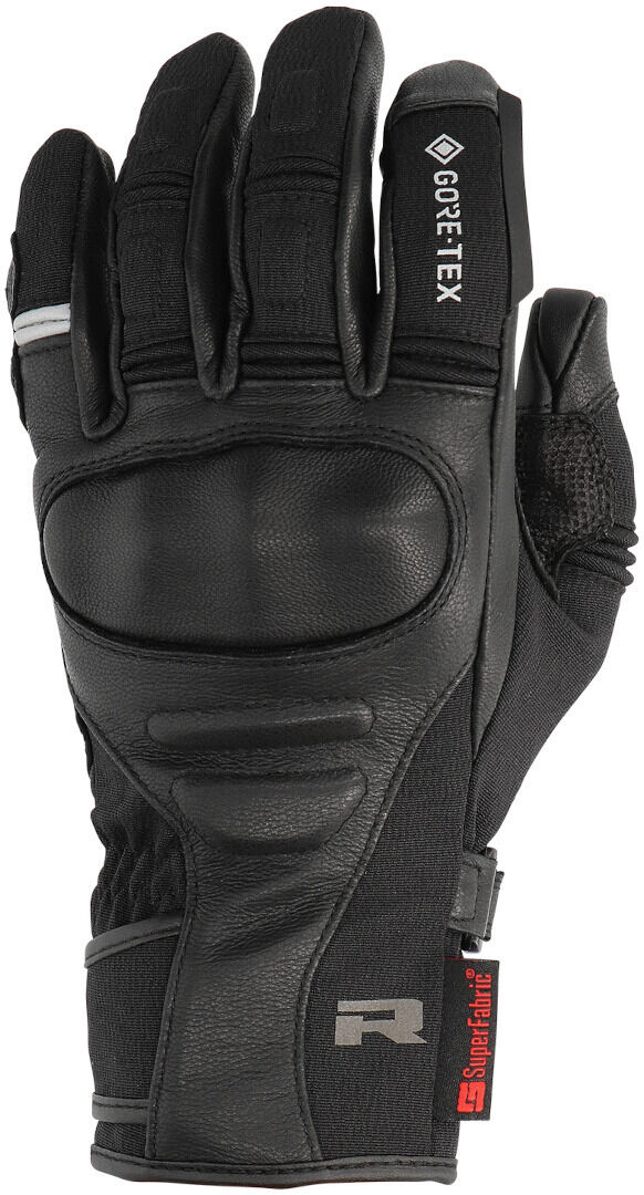 Richa Atlantic Gore-Tex Guantes de moto impermeables para mujer - Negro (XL)