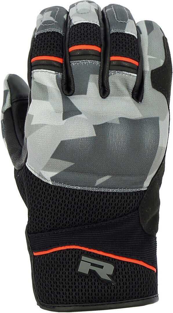 Richa Desert 2 Camo Guantes de moto - Negro Gris Rojo (XL)