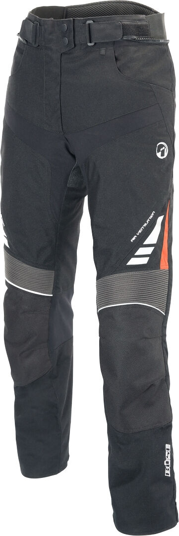 Büse B. Racing Pro Pantalones textiles impermeables para motocicleta para damas - Negro Gris (38)
