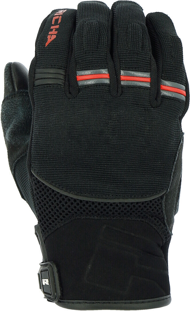 Richa Scope Guantes de moto - Negro Rojo (2XL)