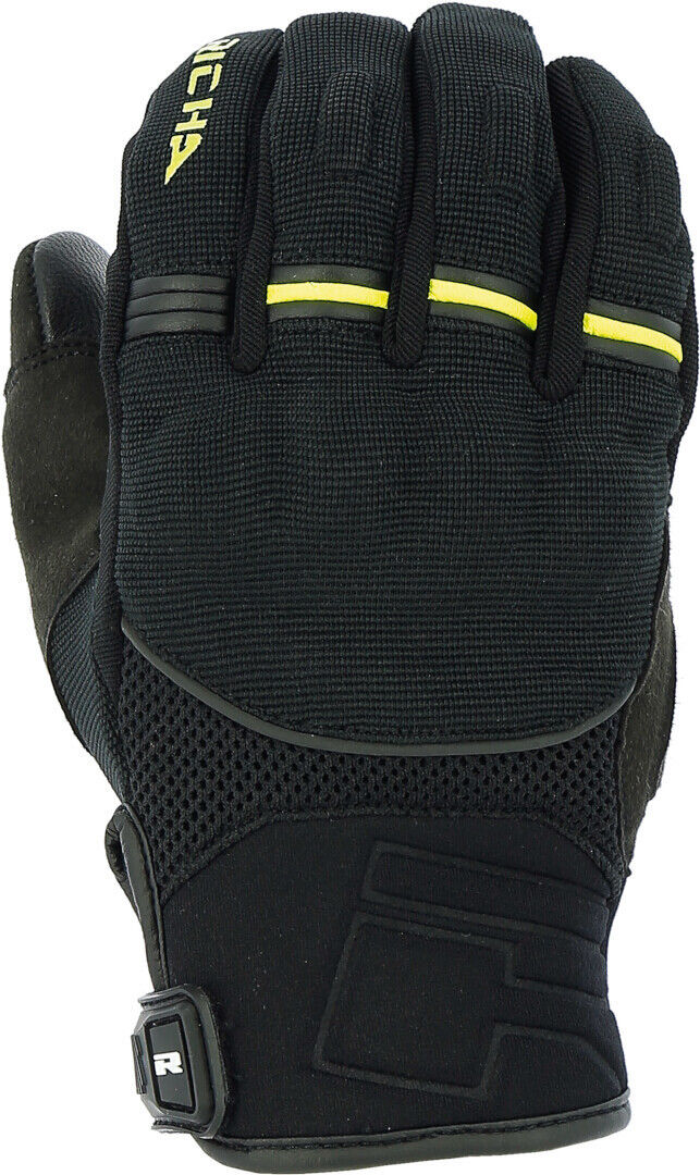 Richa Scope Guantes de moto - Negro Amarillo (XL)