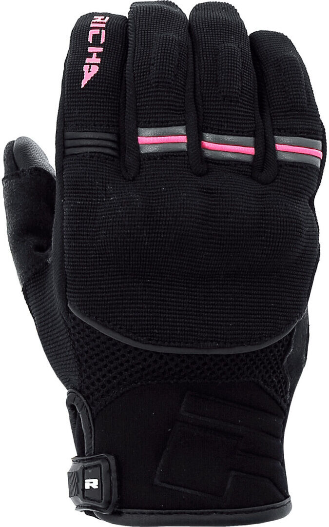 Richa Scope Guantes de moto para mujer - Negro Rosa (2XL)