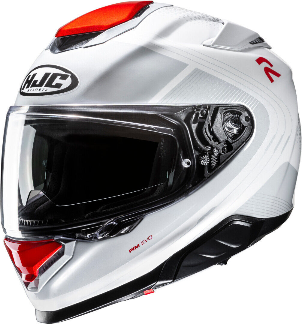 HJC RPHA 71 Frepe Casco - Gris Blanco Rojo (2XL)