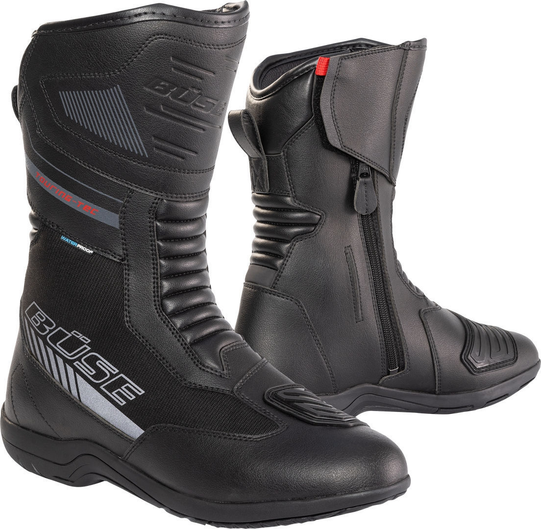 Büse B140 Botas de moto impermeables - Negro (45)