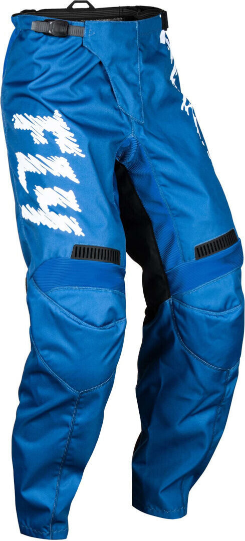 FLY Racing F-16 2024 Pantalones de motocross para niños - Blanco Azul (XL)