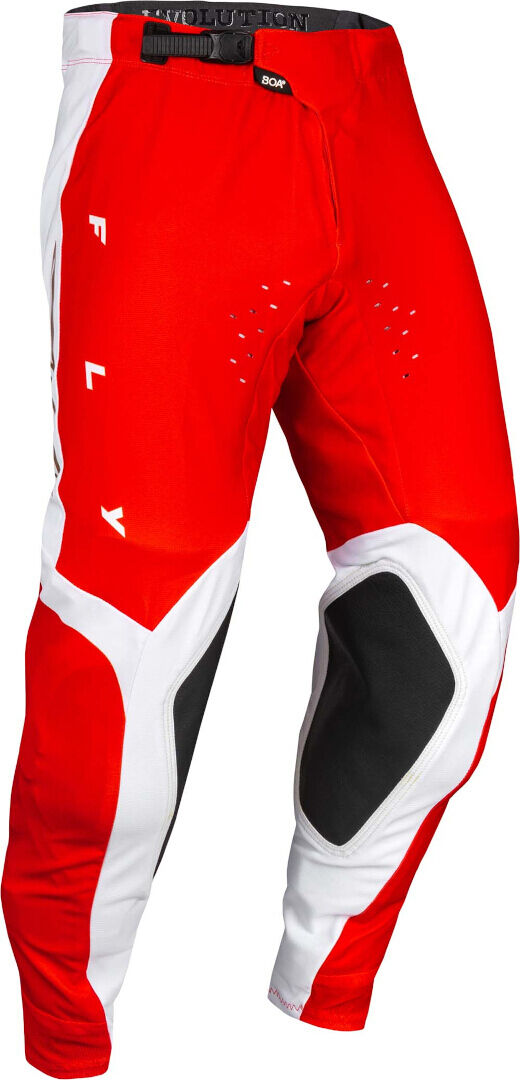FLY Racing Evolution 2024 Pantalones de motocross rojo/blanco - Blanco Rojo (34)