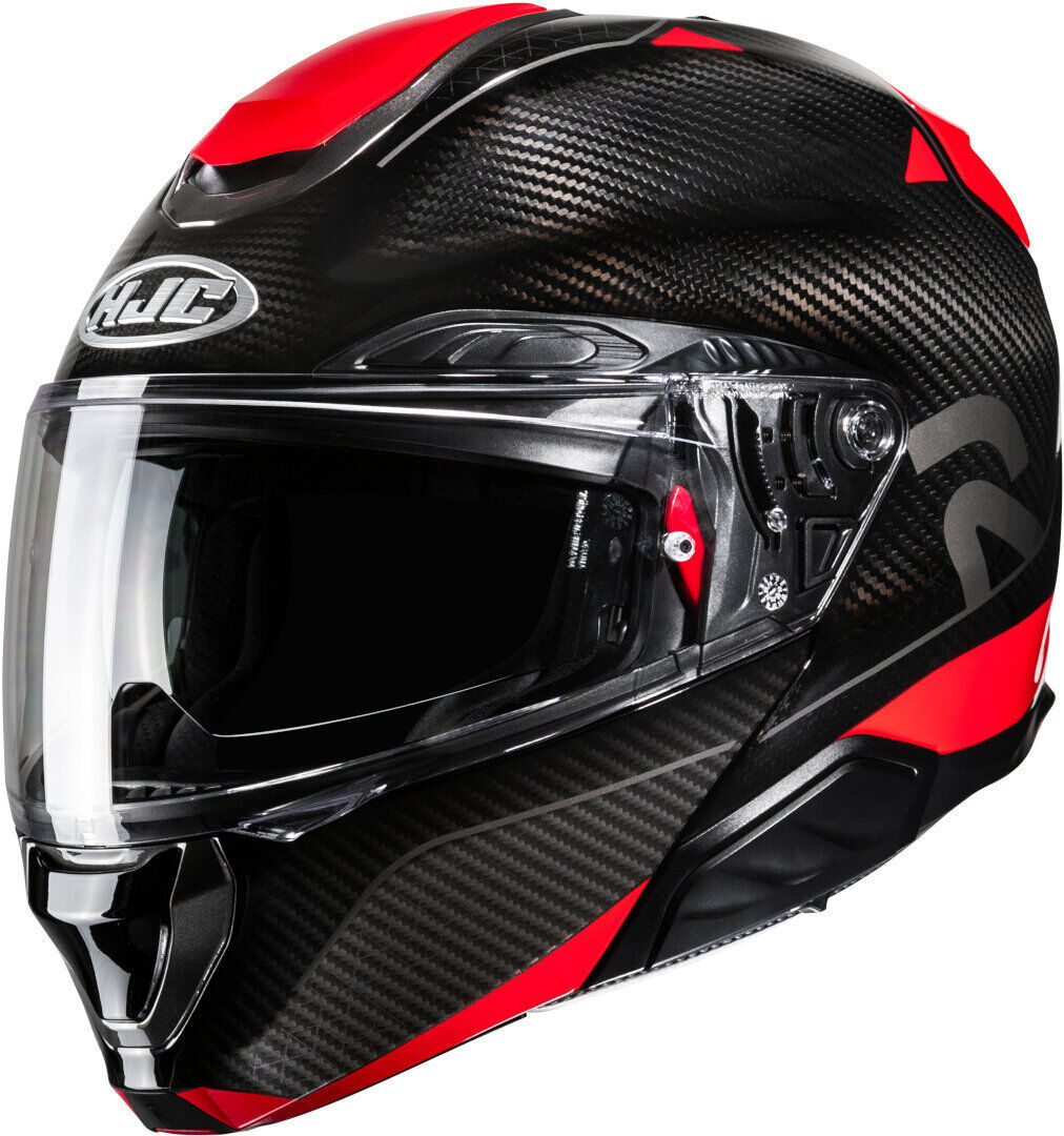 HJC RPHA 91 Carbon Noela Casco - Negro Rojo (XL)