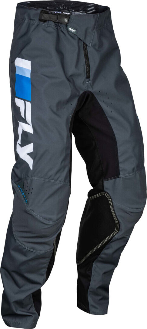FLY Racing Kinetic Prix 2024 Pantalones de motocross - Gris Blanco Azul (28)