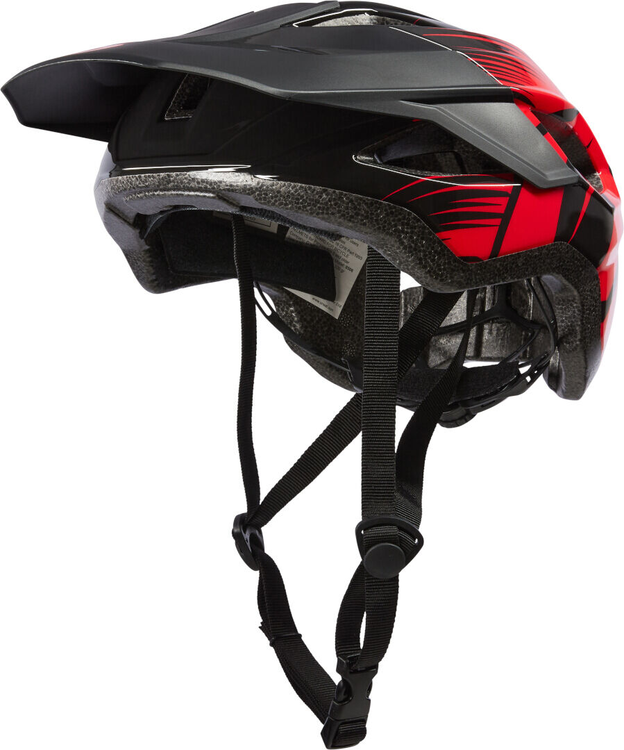 Oneal Matrix Split Casco de bicicleta - Negro Rojo (L XL)