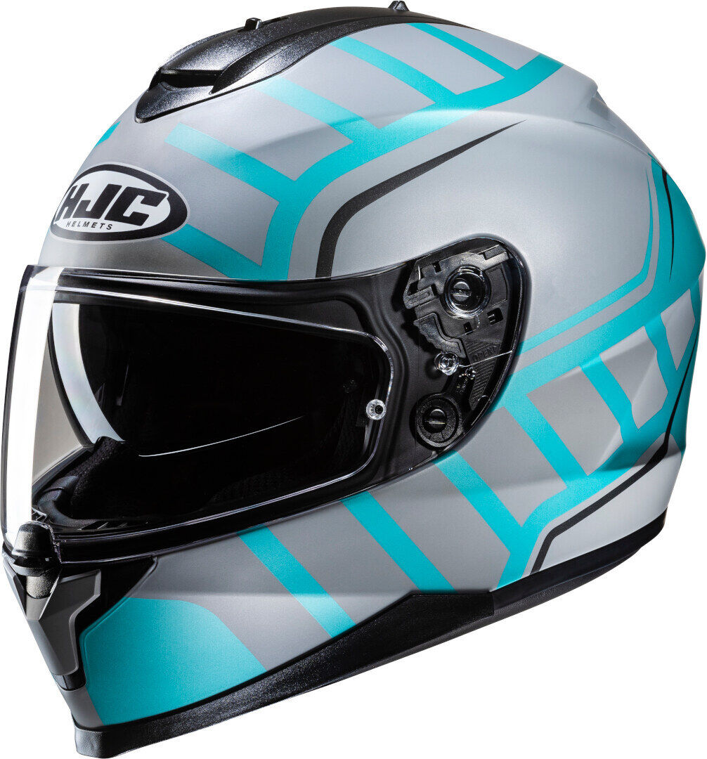 HJC C70N Holt Casco - Azul Plata (M)