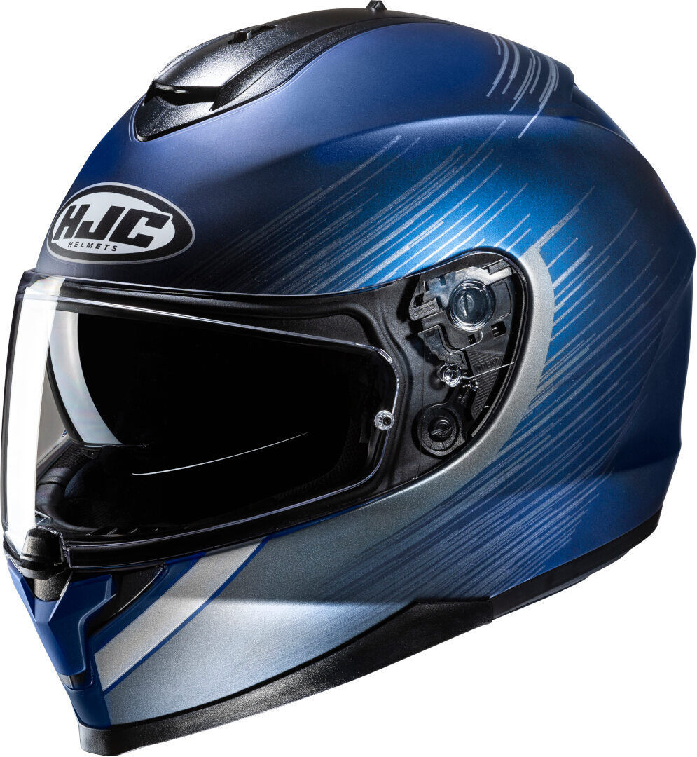 HJC C70N Sway Casco - Azul Plata (M)