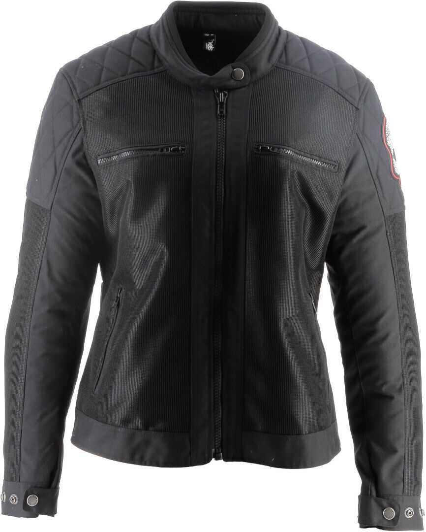 Helstons Widow Air Chaqueta textil de moto para mujer - Negro (S)