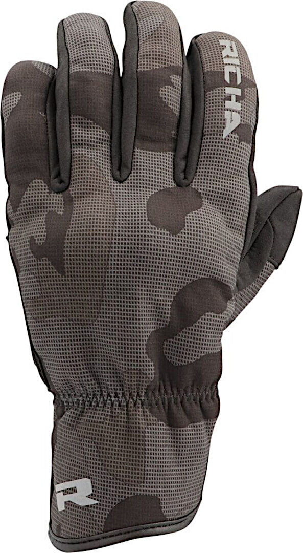 Richa Scoot Softshell Camo Guantes de moto - Verde Multicolor (XS)