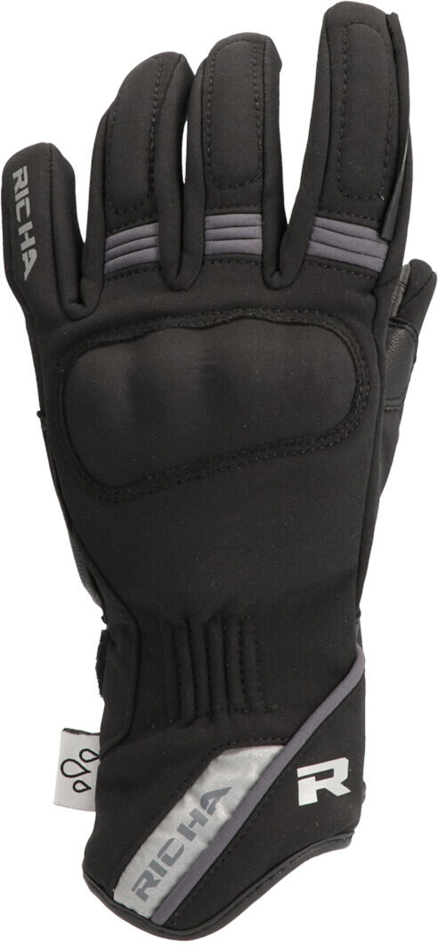 Richa Torch Guantes de moto impermeables para mujer - Negro (3XL)