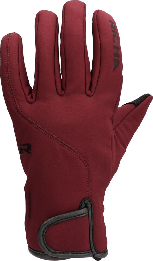 Richa Scoot Softshell Guantes de moto para mujer - Rojo (L)