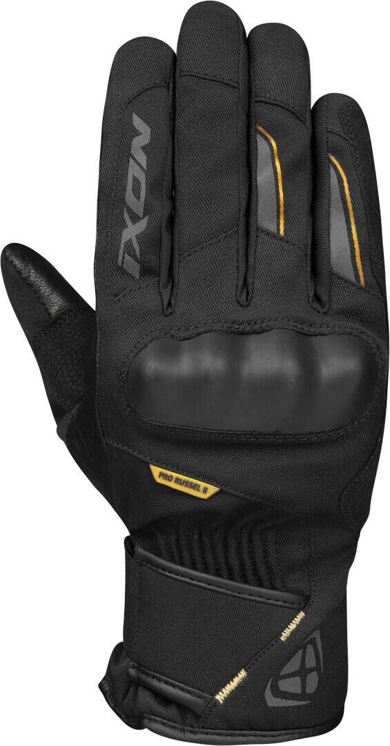 Ixon Pro Russel 2 Guantes impermeables de moto de invierno para mujer - Negro Oro (XL)