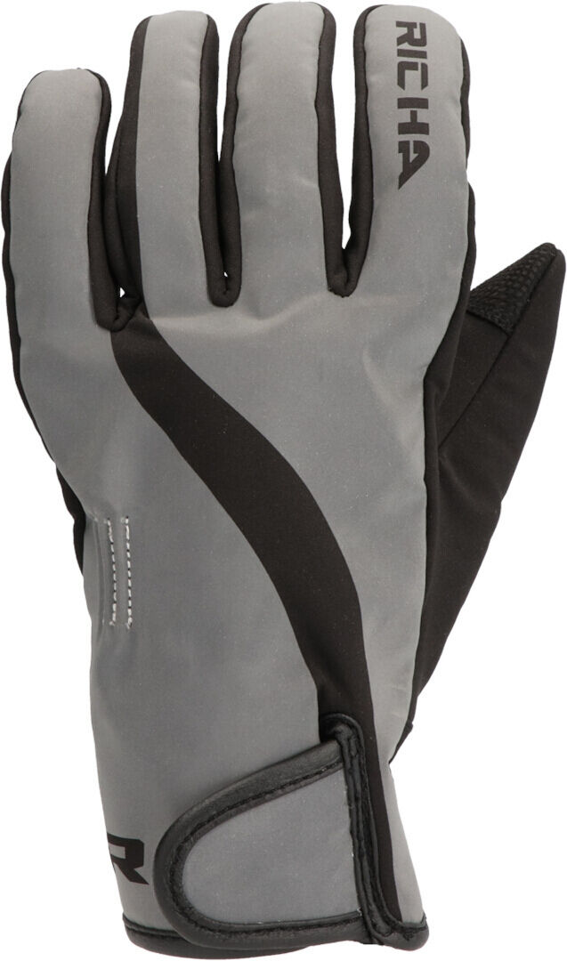 Richa Scoot Softshell Flare Guantes de moto para mujer - Negro Gris (2XL)