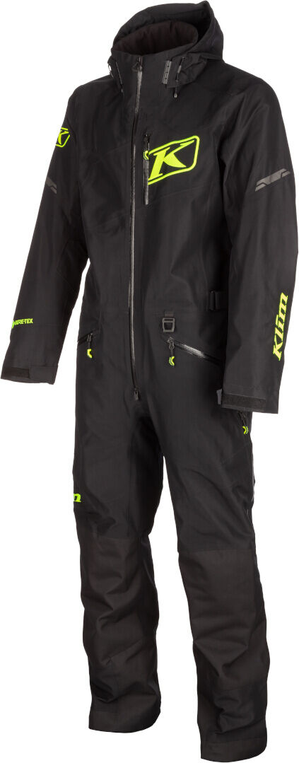 Klim Ripsa Hi-Vis 2023 Traje de moto de nieve de una pieza - Negro Amarillo (M)