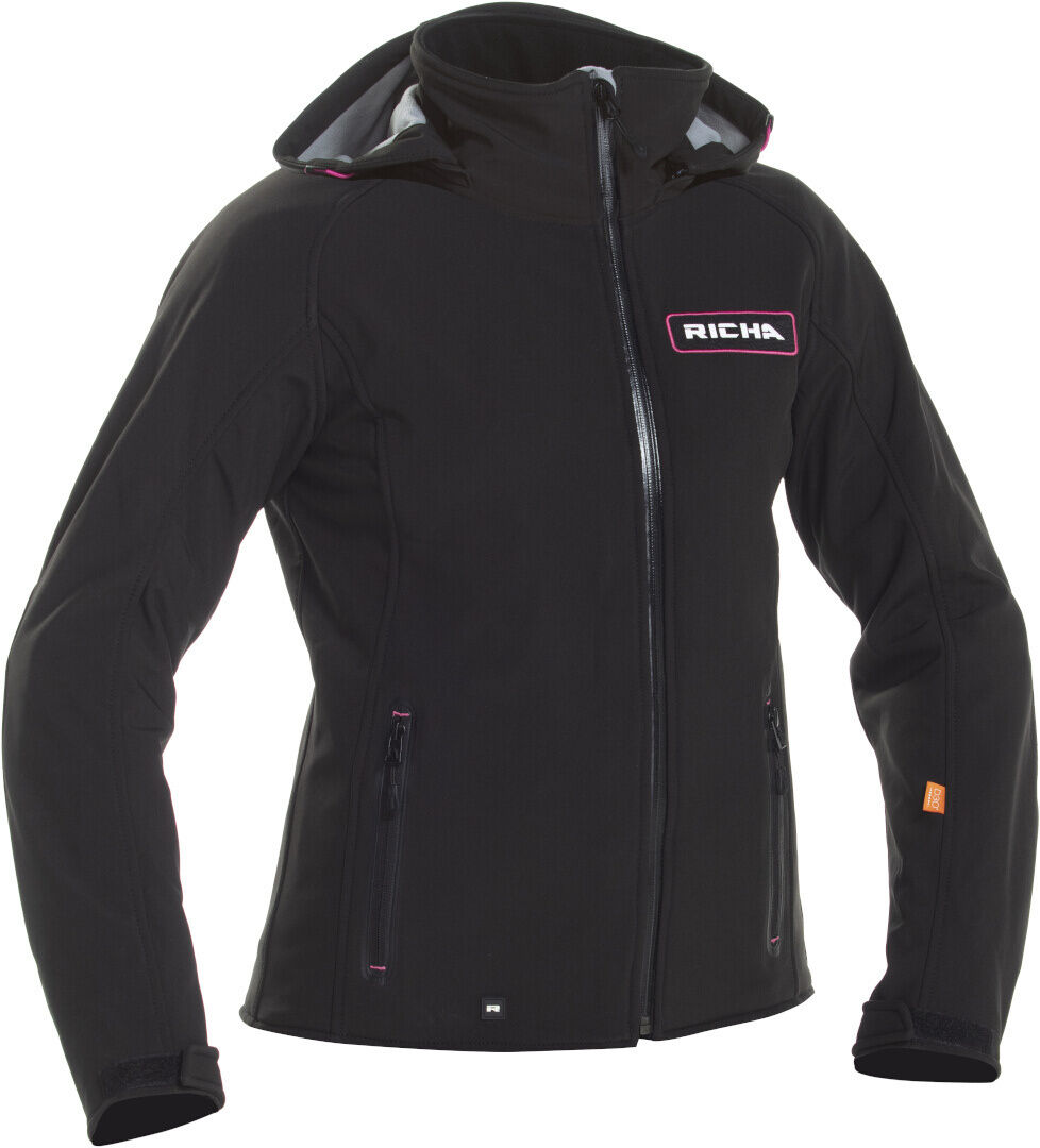 Richa Boka impermeable Chaqueta textil de motocicleta para mujer - Negro (S)