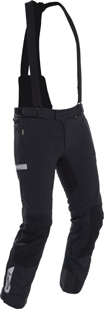 Richa Atlantic Gore-Tex Pantalones textiles impermeables para mujer - Negro (M)