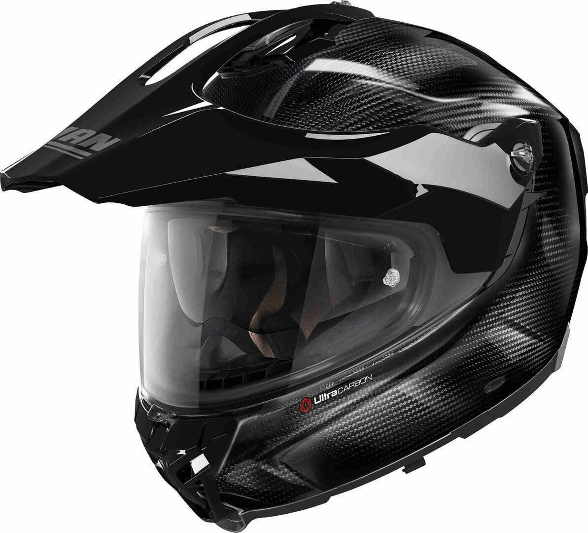 Nolan X-552 Ultra Carbon Puro N-Com Casco - Carbono (2XL)