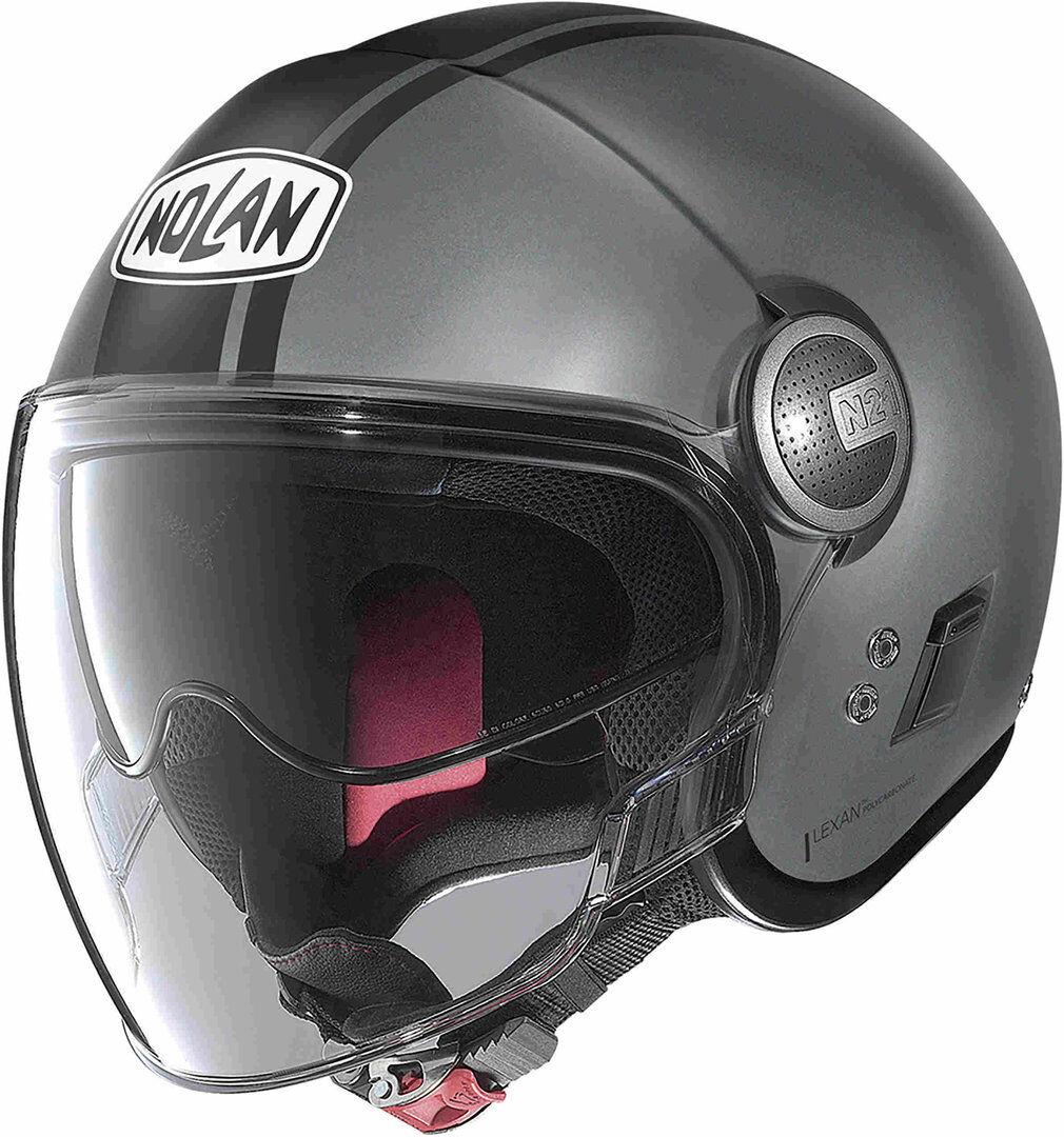 Nolan N21 Visor 06 Dolce Vita Casco Jet - Negro Gris (S)