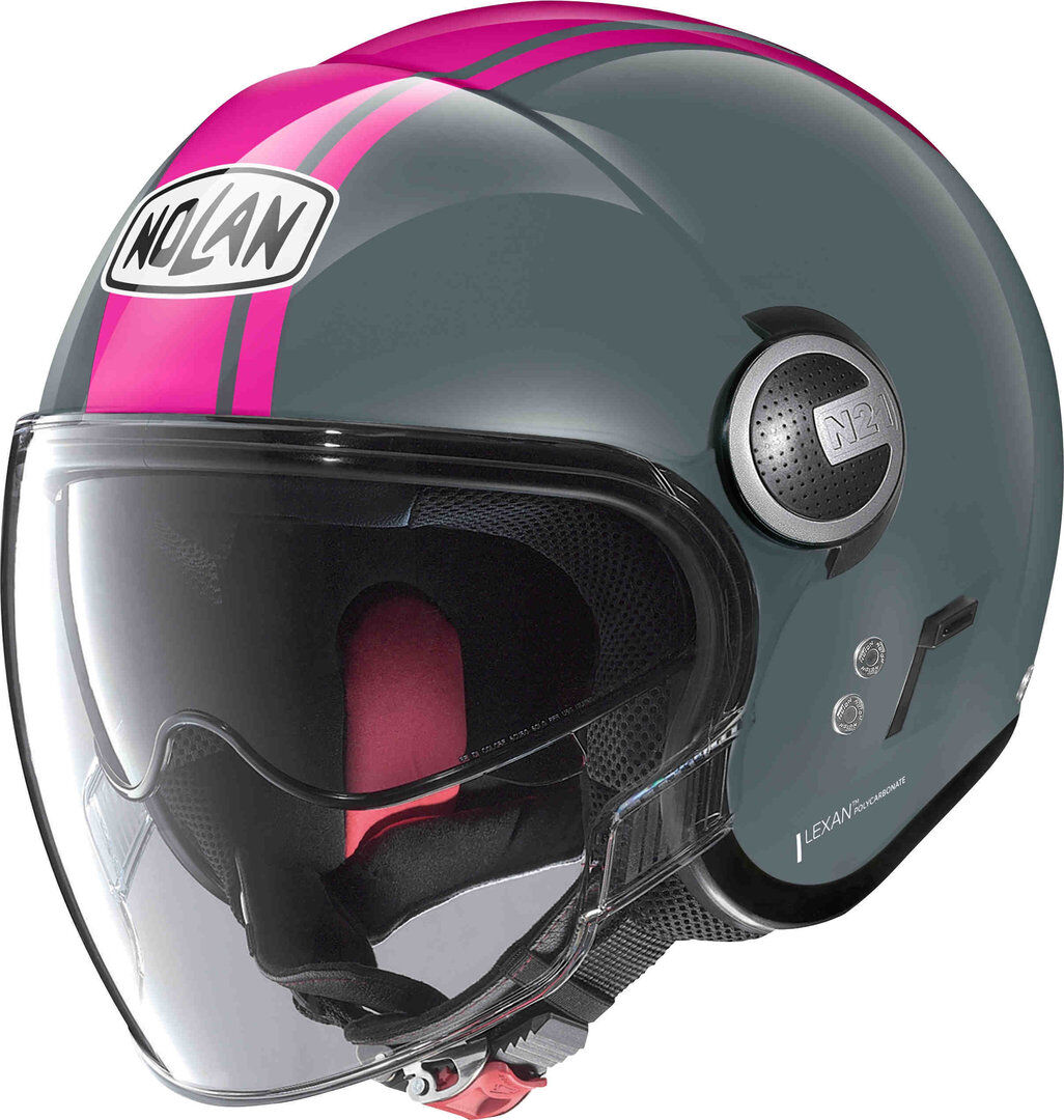 Nolan N21 Visor 06 Dolce Vita Casco Jet - Gris Rosa (2XS)