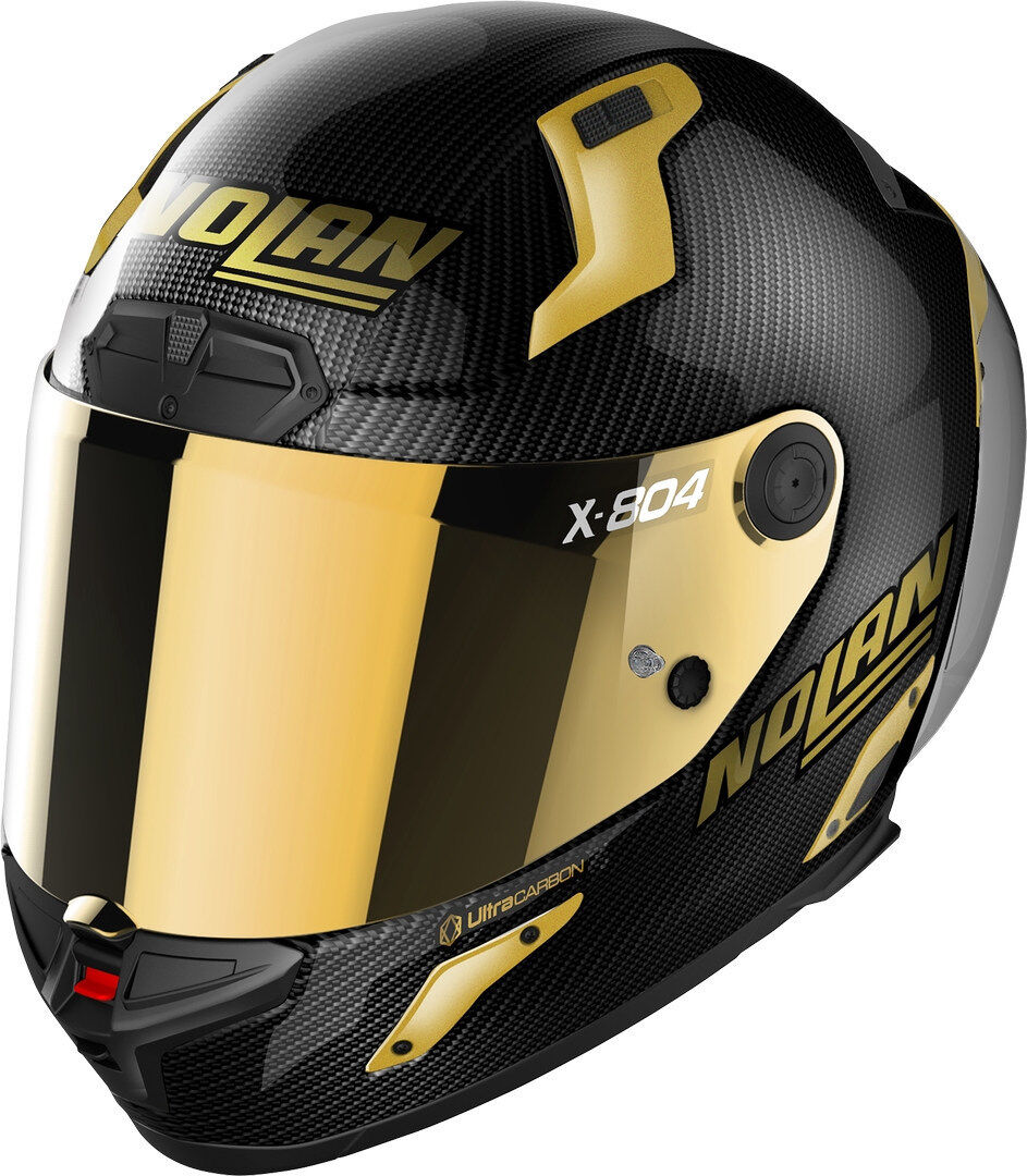 Nolan X-804 RS Ultra Carbon Golden Edition Casco - Negro Oro (2XL)