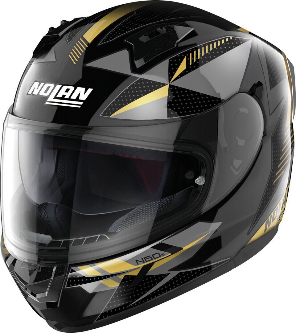 Nolan N60-6 Wiring Casco - Negro Gris Oro (XL)