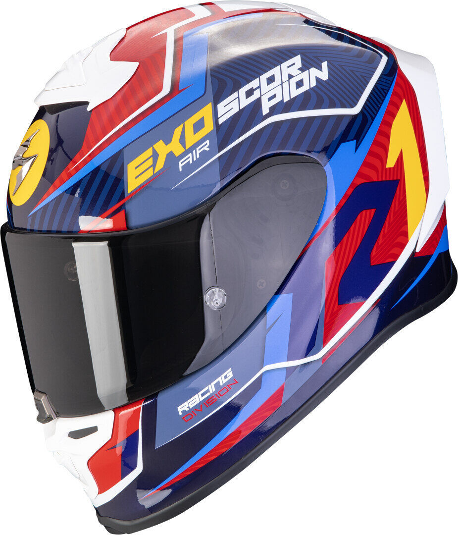 Scorpion EXO-R1 Evo Air Coup Casco - Rojo Azul (XL)