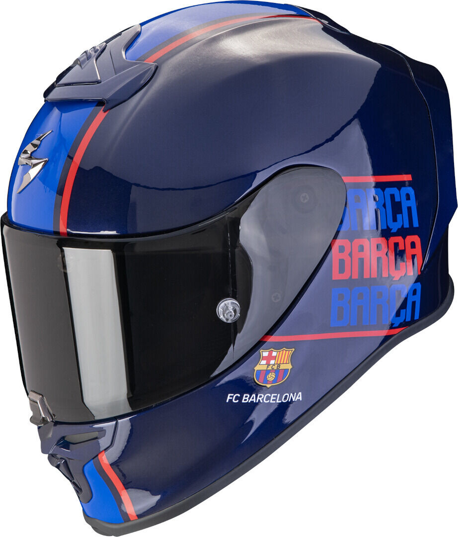 Scorpion Exo-R1 Evo Air FC Barcelona Casco - Rojo Azul (XL)