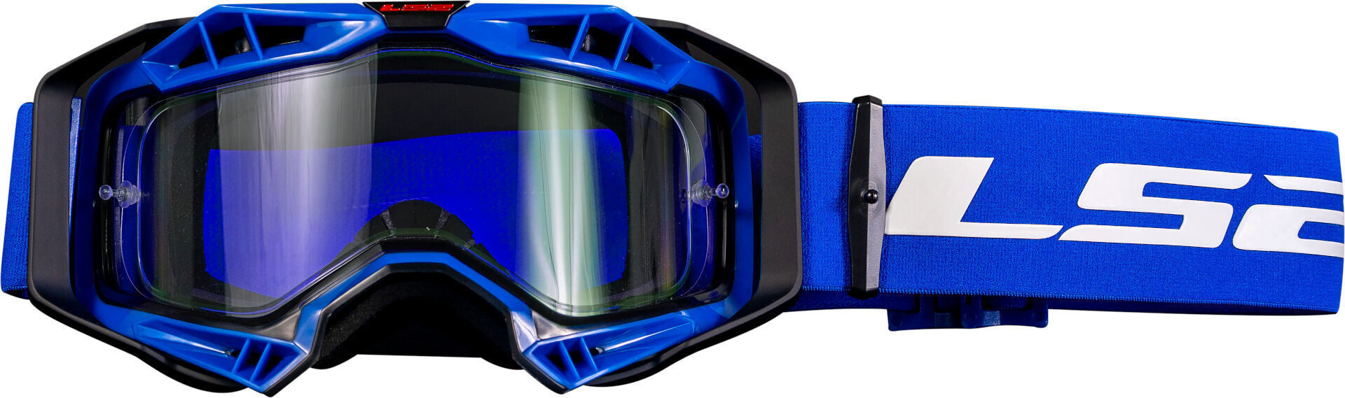 LS2 Aura Enduro Series Gafas de motocross - Azul (un tamaño)