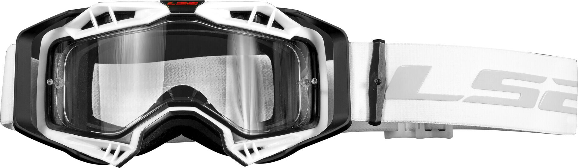 LS2 Aura Enduro Series Gafas de motocross - Blanco (un tamaño)