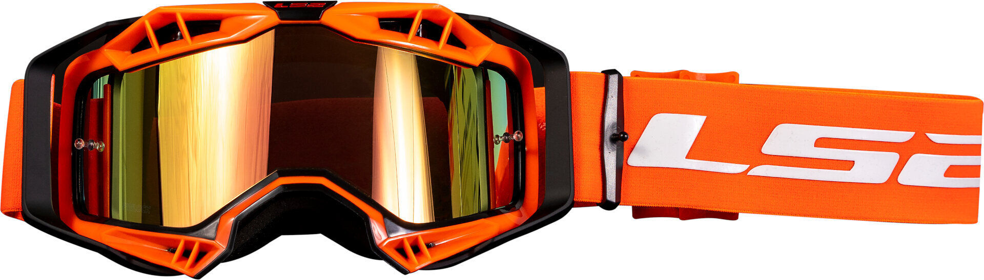 LS2 Aura Pro Gafas de motocross - Naranja