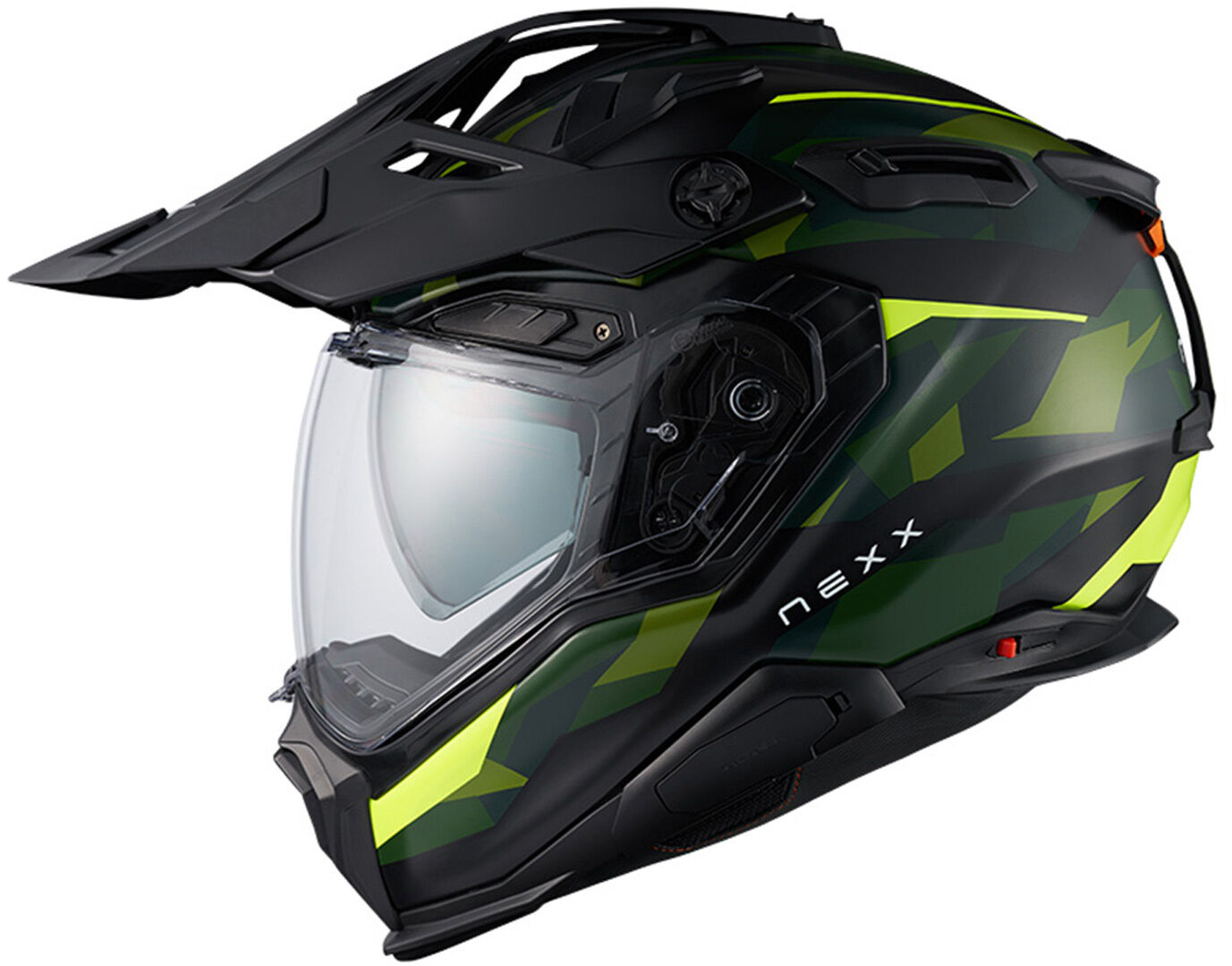 NEXX X.WED 3 Trailmania Casco de motocross - Verde (2XL)