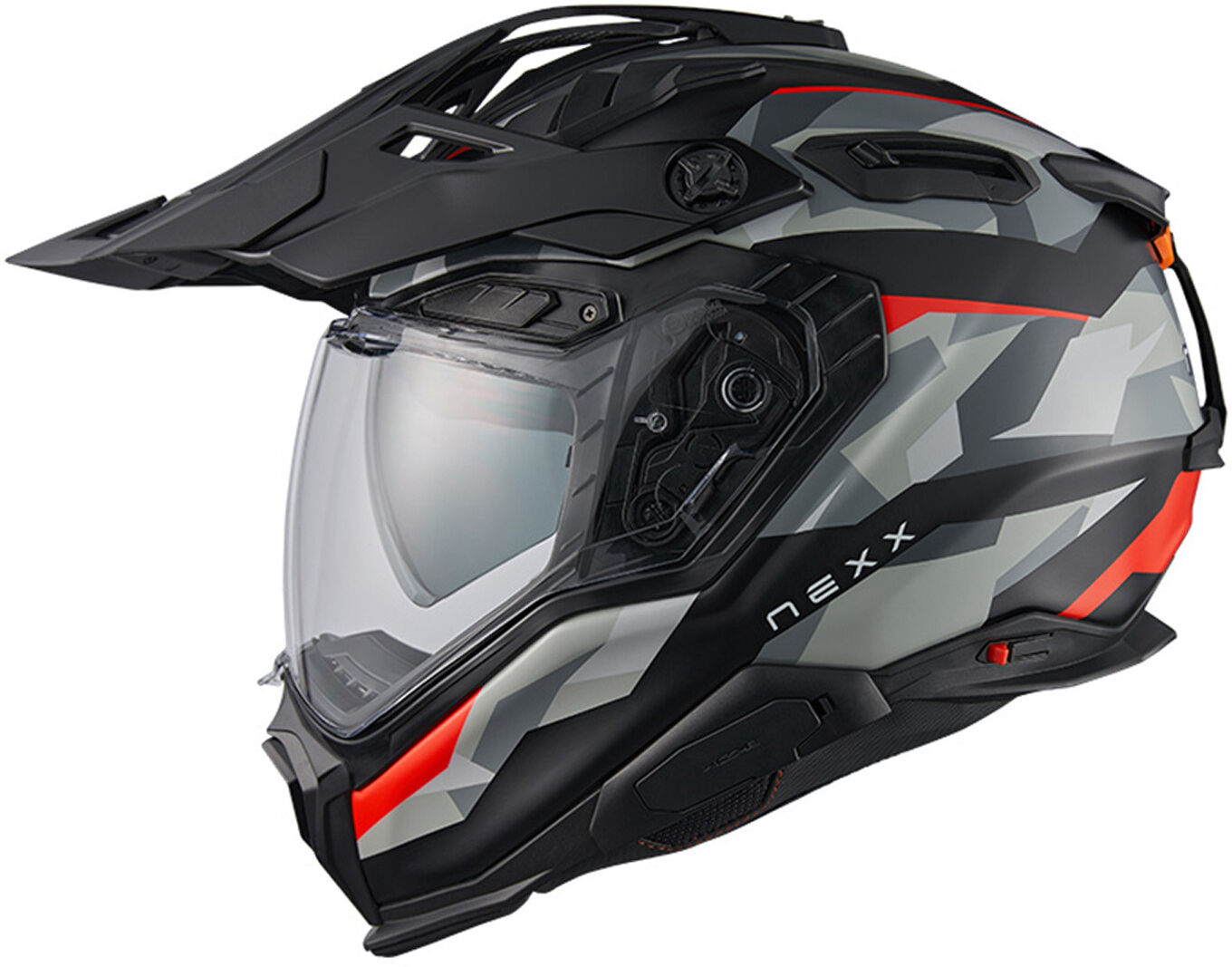 NEXX X.WED 3 Trailmania Casco de motocross - Gris Plata (M)