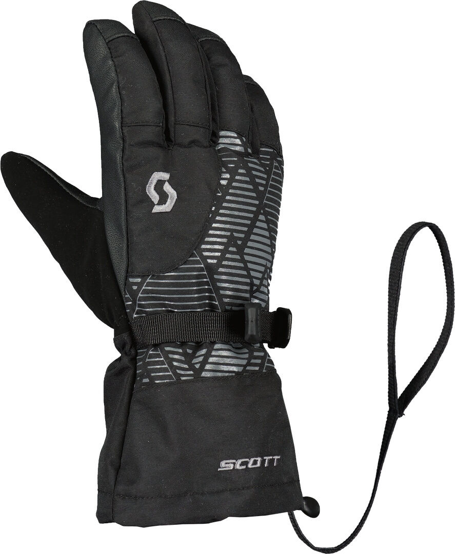 Scott Ultimate Premium Gore-Tex Guantes para motos de nieve para niños - Negro Gris (S)