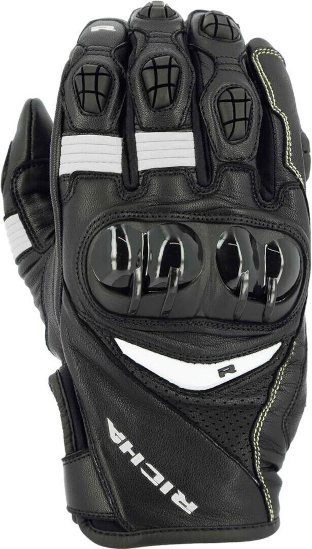 Richa Rotate Guantes de moto - Negro Blanco (M)