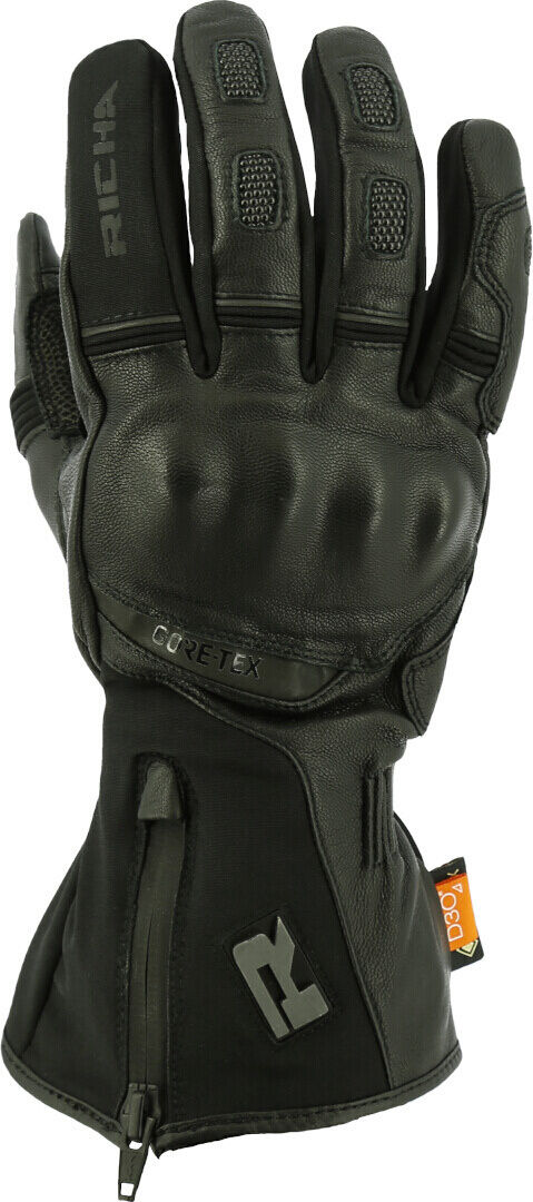 Richa Sleeve Lock Gore-Tex Guantes de moto impermeables - Negro