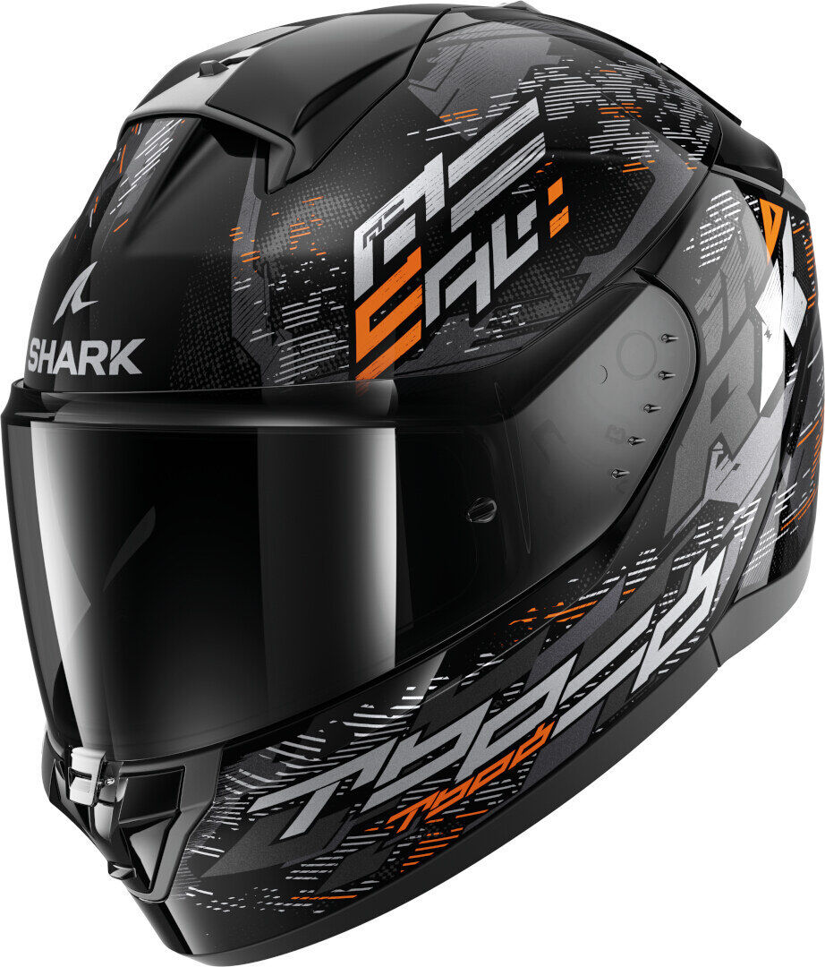 Shark Ridill 2 Molokai Casco - Negro Naranja (S)