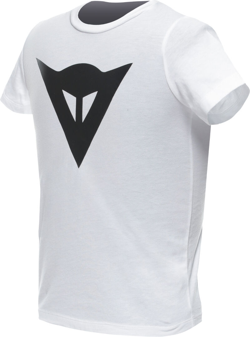 Dainese Logo Camiseta para niños - Negro Blanco (XL)