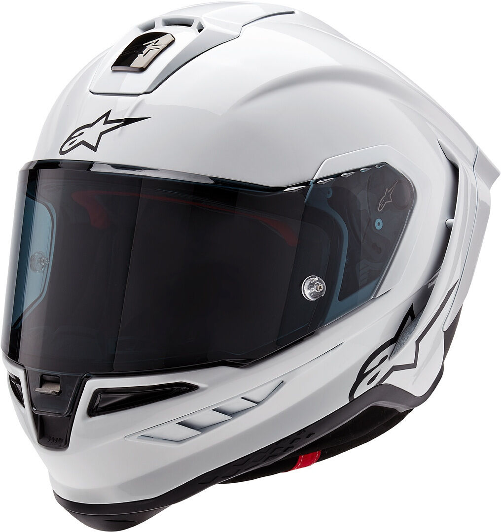 Alpinestars Supertech R10 Carbon Casco - Blanco (M)